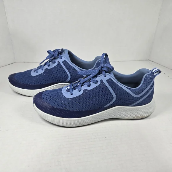 Dansko Sky Blue Mesh Laceup Lightweight Comfort Walking Sneakers Size EU 40 US 9 - Picture 3 of 12